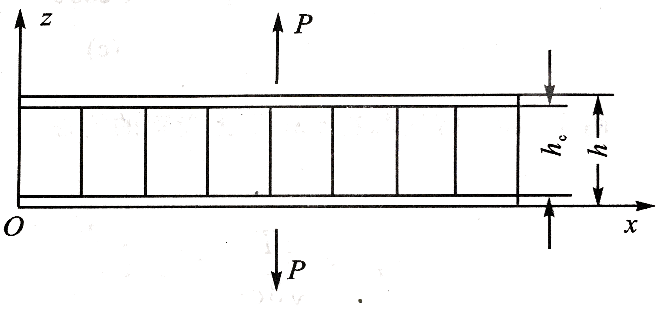 受平拉的夹层结构
